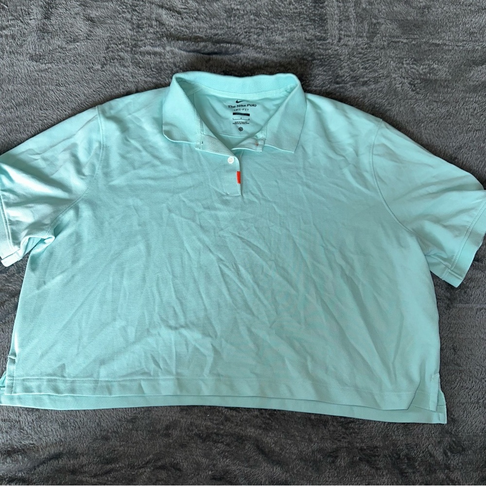 Nike cropped polo